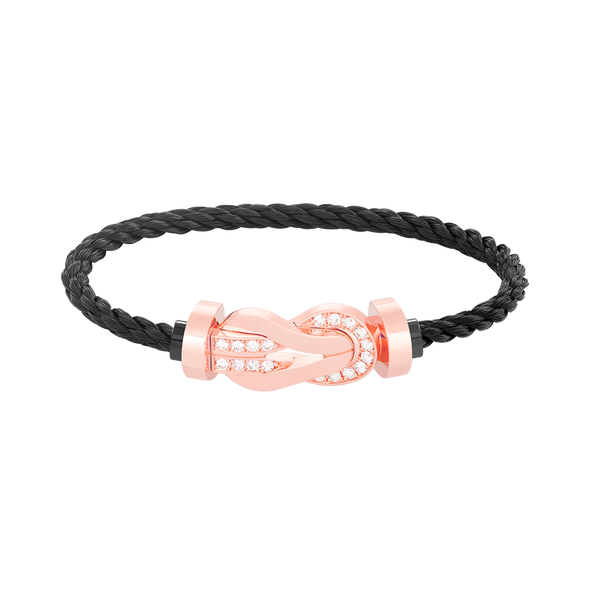 ˇTrend JewelryˇCHANCE GROSSES 8-FACH-SCHNALLE HALBDIAMANTARMBAND ROSÉGOLD