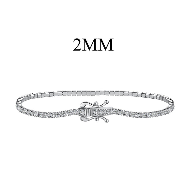 ˇTrend JewelryˇStrahlendes buntes Party-Armband im Rundschliff
