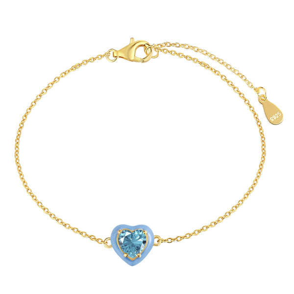 ˇTrend JewelryˇFunkelndes romantisches Armband in Herzform für Liebhaber