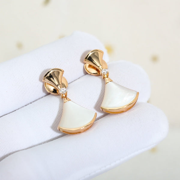 ˇTrend JewelryˇDREAM MOP ROSA GOLD OHRRINGE