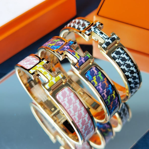 トレンドジュエリー H ホースブレスレット 12mm