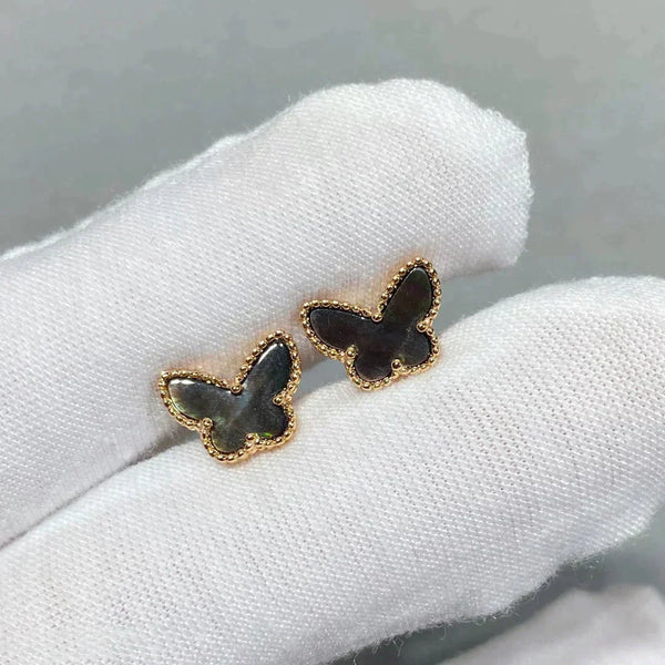 ˇTrend JewelryˇBUTTERFLY DARK MOP OHRRINGE