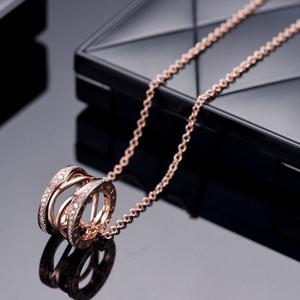 ˇTrend JewelryˇZERO 1 ROTGOLD DIAMANT OFFENE HALSKETTE