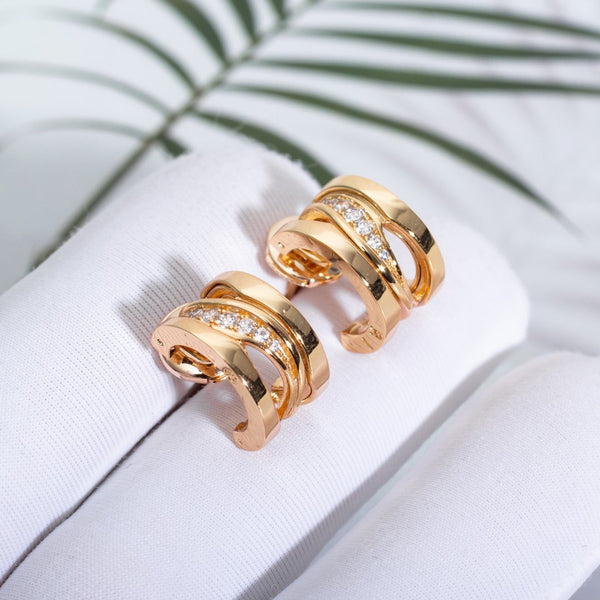 ˇTrend JewelryˇZERO 1 ROSGOLD DIAMANTEN OHRRINGE