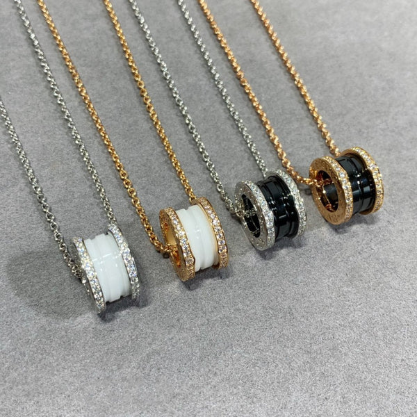 ˇTrendschmuckˇZERO 1 DIAMANT-KERAMIK-HALSKETTE