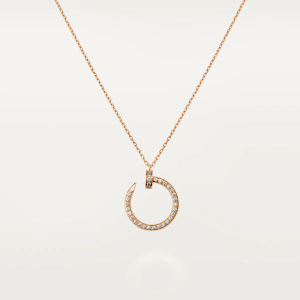 ˇTrend JewelryˇJUSTE HALSKETTE ROTGOLD DIAMANTEN 