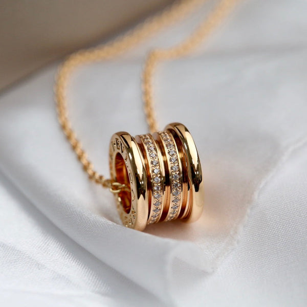 ˇTrend JewelryˇZERO 1 ROSA GOLD DIAMANT HALSKETTE