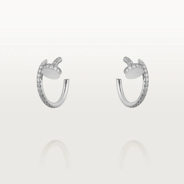 ˇTrend JewelryˇJUSTE OHRRINGE 12,75 MM SILBER DIAMANT