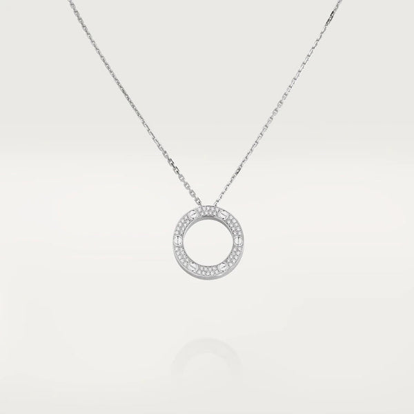 ˇTrendschmuckˇLIEBE HALSKETTE VERSTELLBAR SILBER