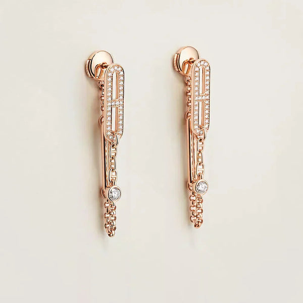 ˇTrendschmuckˇCHAINE CHAOS DIAMANT-OHRRINGE