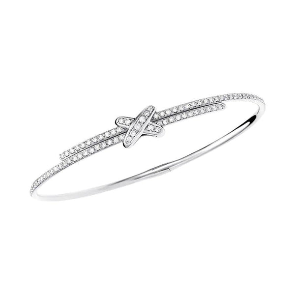 ˇTrend JewelryˇJEUX DE BRACELET DIAMONDS SILVER