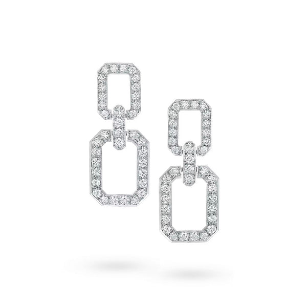 ˇTrend JewelryˇLINKS MEDIUM OHRRINGE DIAMANT