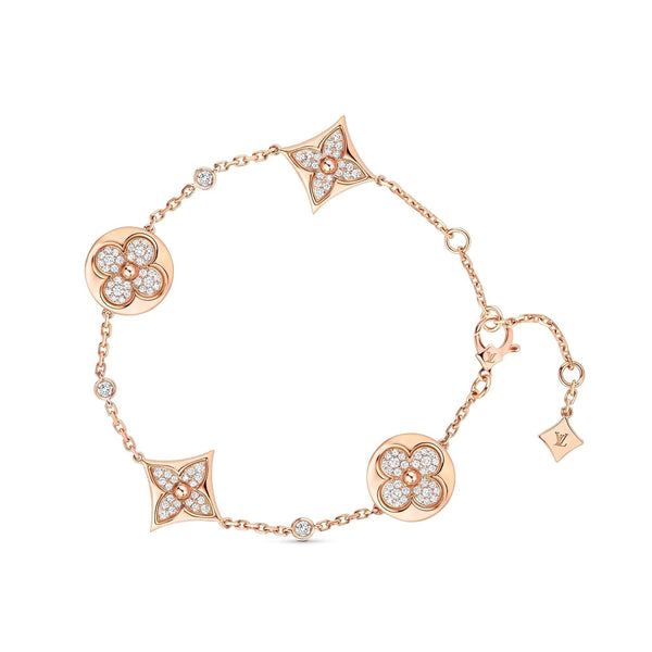 ˇTrend JewelryˇStern und Sonne 4 Motive Gold Diamanten Armband