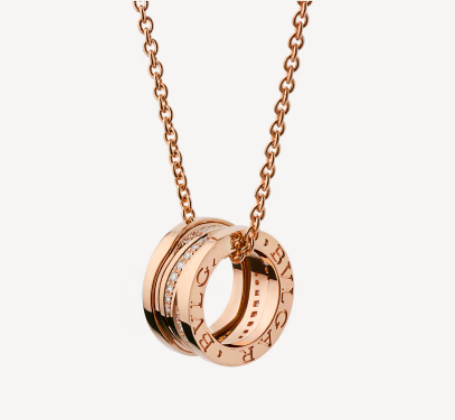 ˇTrend JewelryˇZERO 1 ROSA GOLD DIAMANT HALSKETTE
