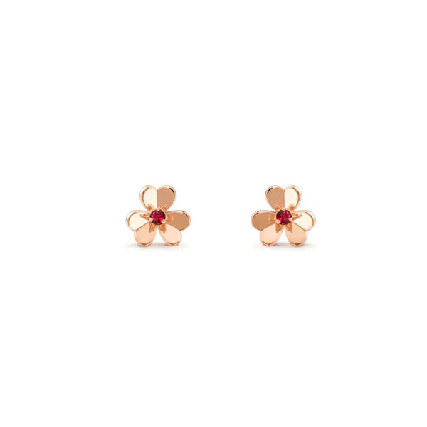 ˇTrendschmuckˇFRIVOLE BLUMEN ROSA OHRRINGE