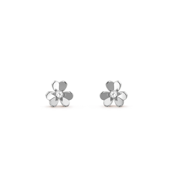 ˇTrendschmuckˇFRIVOLE MINI SILBERNE BLUMENOHRRINGE