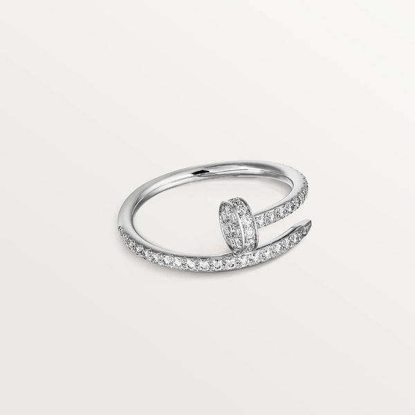 ˇトレンドジュエリーˇJUSTEリング 1.8mm シルバー ダイヤモンド